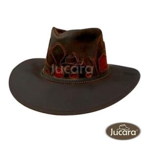 Sombrero de cuero de carpincho Jucara